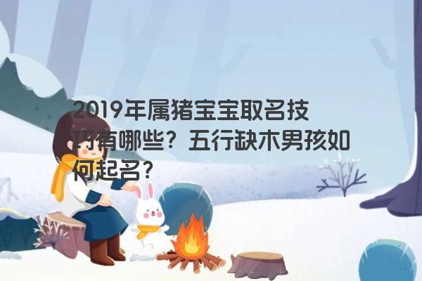2019年属猪宝宝取名技巧有哪些？五行缺木男孩如何起名？