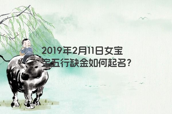2019年2月11日女宝宝五行缺金如何起名? 2019年2月11日女宝宝五行缺金如何起名?