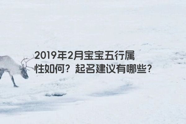2019年2月宝宝五行属性如何?起名建议有哪些? 2019年2月宝宝五行属性如何?起名建议有哪些?
