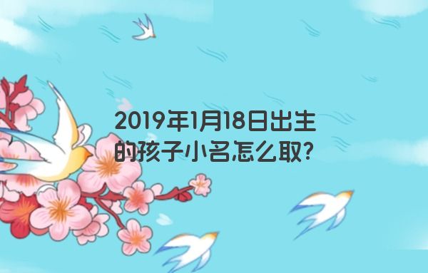 2019年1月18日出生的孩子小名怎么取? 2019年1月18日出生的孩子小名怎么取?
