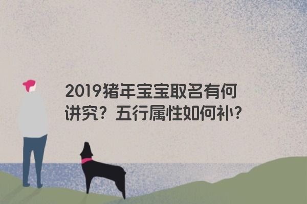 2019猪年宝宝取名有何讲究？五行属性如何补？