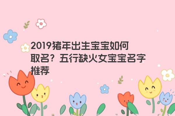 2019猪年出生宝宝如何取名？五行缺火女宝宝名字推荐