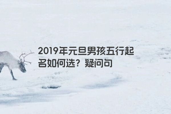 2019年元旦男孩五行起名如何选?疑问句 2019年元旦男孩五行起名如何选?疑问句