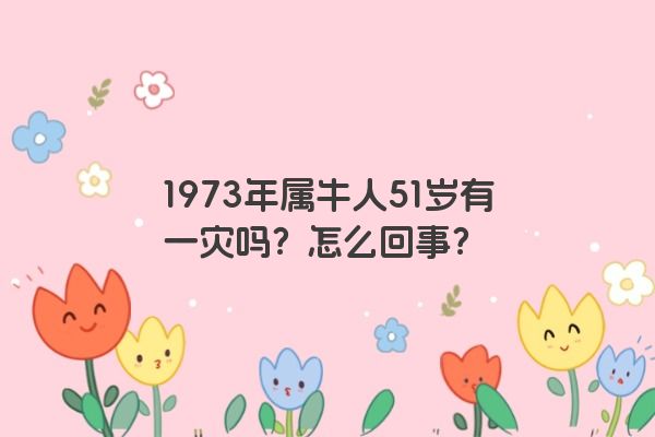 1973年属牛人51岁有一灾吗？怎么回事？