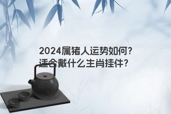 2024属猪人运势如何？适合戴什么生肖挂件？