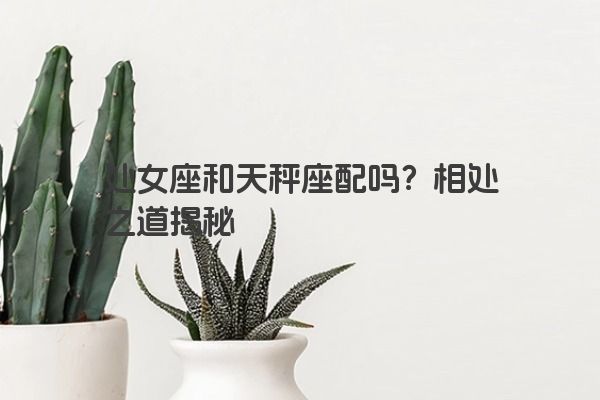 处女座和天秤座配吗？相处之道揭秘